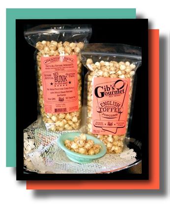 Picture of Gib's Original English Toffee Popcorn 10 oz.